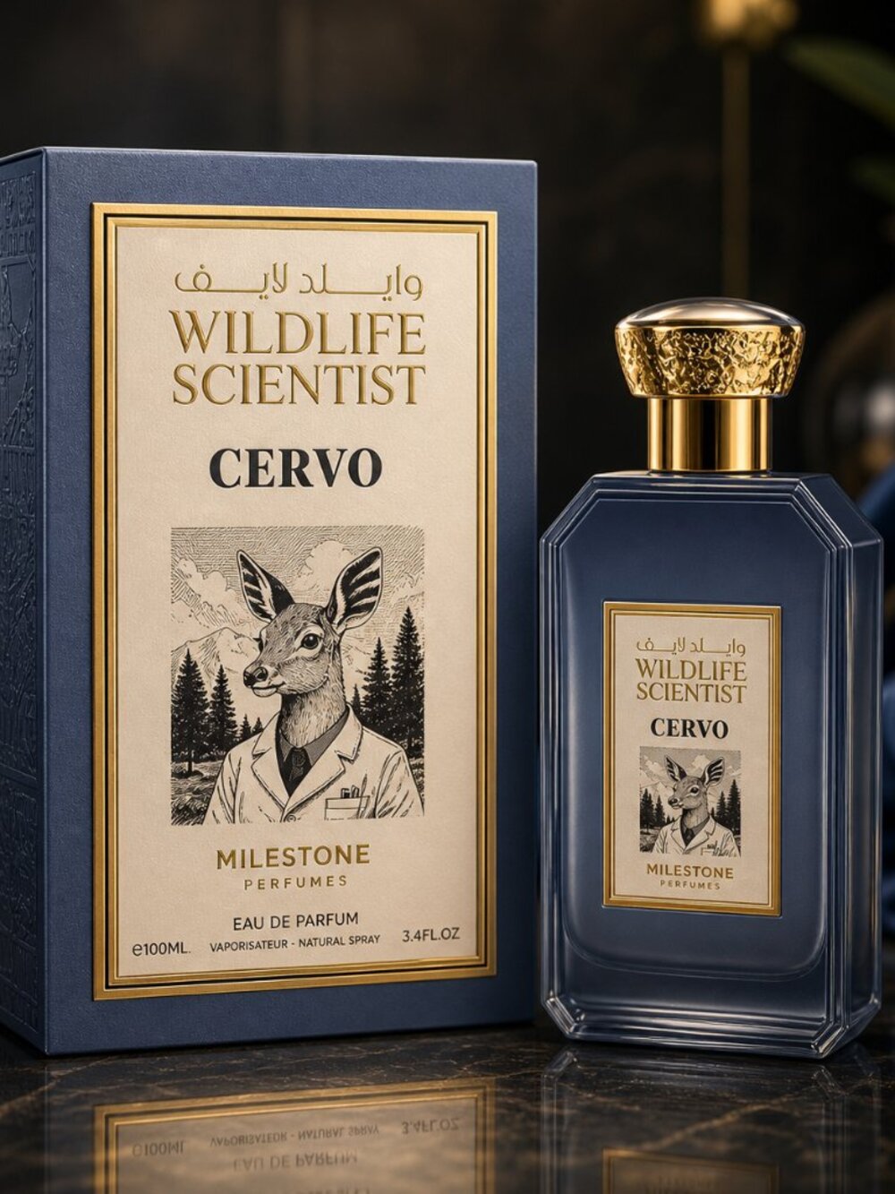 Milestone Wildlife Scientist Cervo Eau De Parfum Unisex 3.4FL.OZ